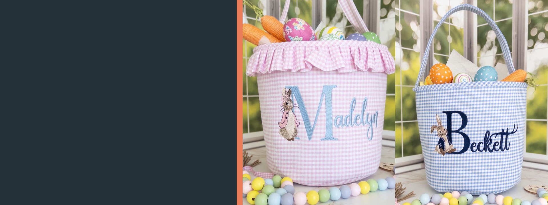 Personalized Easter baskets