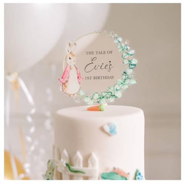 Rabbit Cake Topper for Baby Showers - Image 2