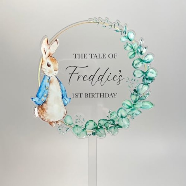 Rabbit Cake Topper for Baby Showers - Image 3