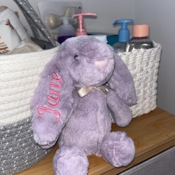 Hand-Embroidered Plush Bunny Gift - Image 6