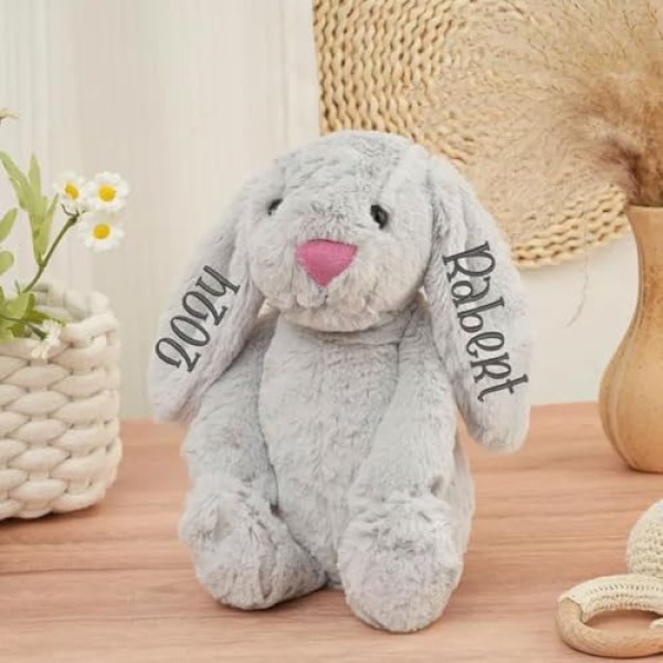 Embroidered Plush Bunny Keepsake - Image 6